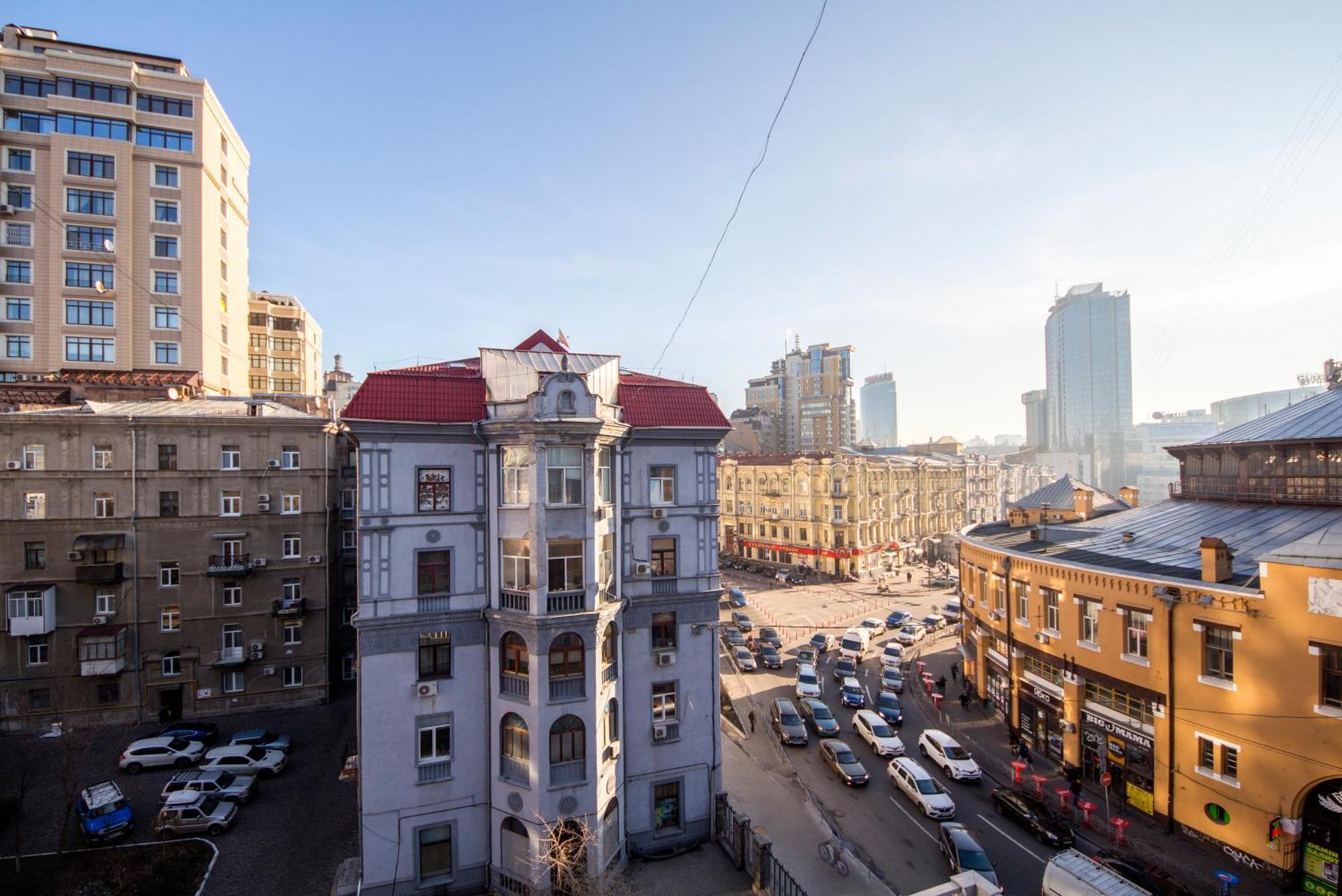 Apartments Near Parus Business Centre Kyiv Exterior photo